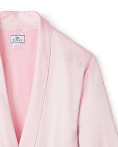 Women’s Pink Silk Long Robe