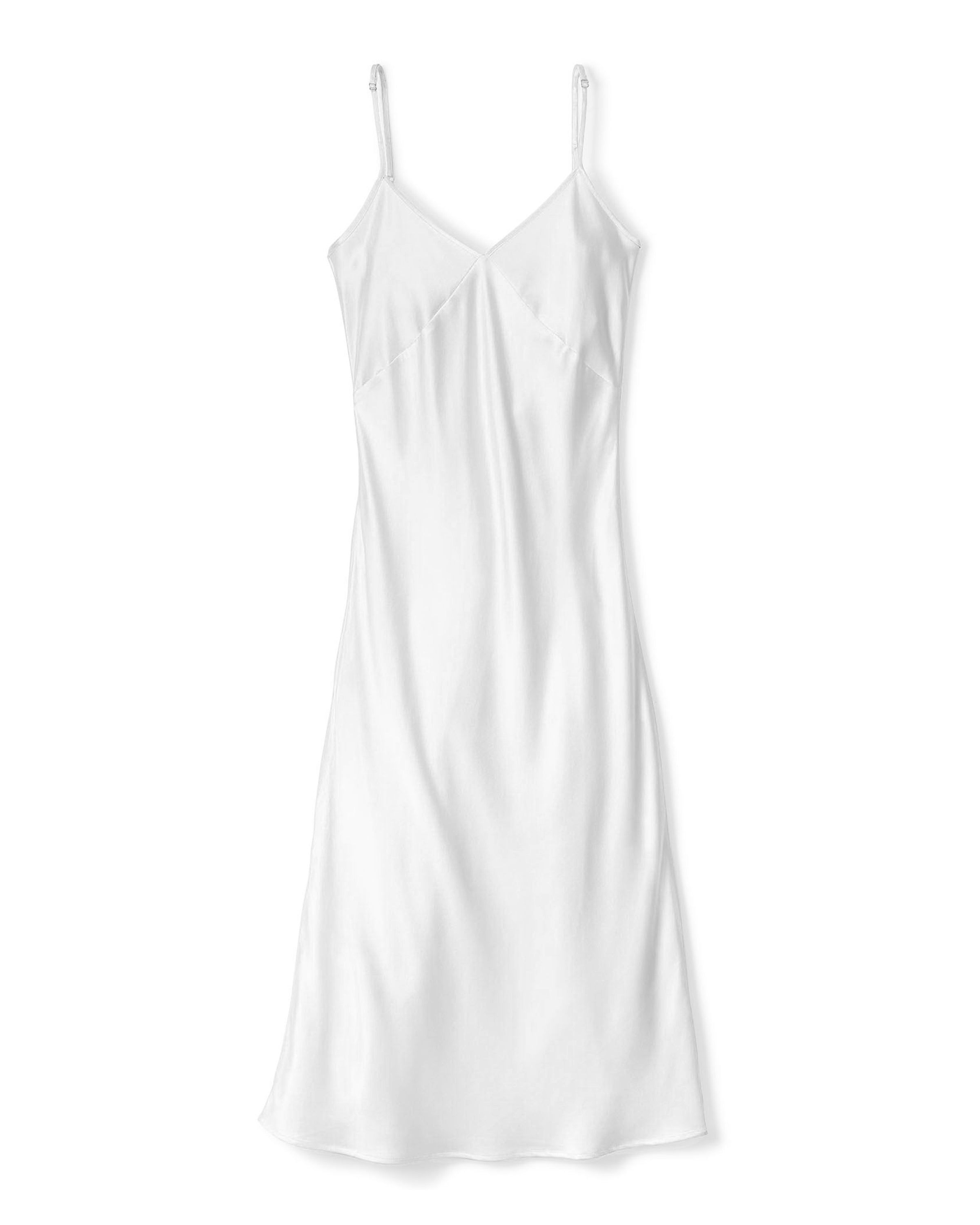 Women’s White Silk Cosette Night Dress