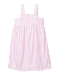 Women’s Pink Gingham Charlotte Nightgown