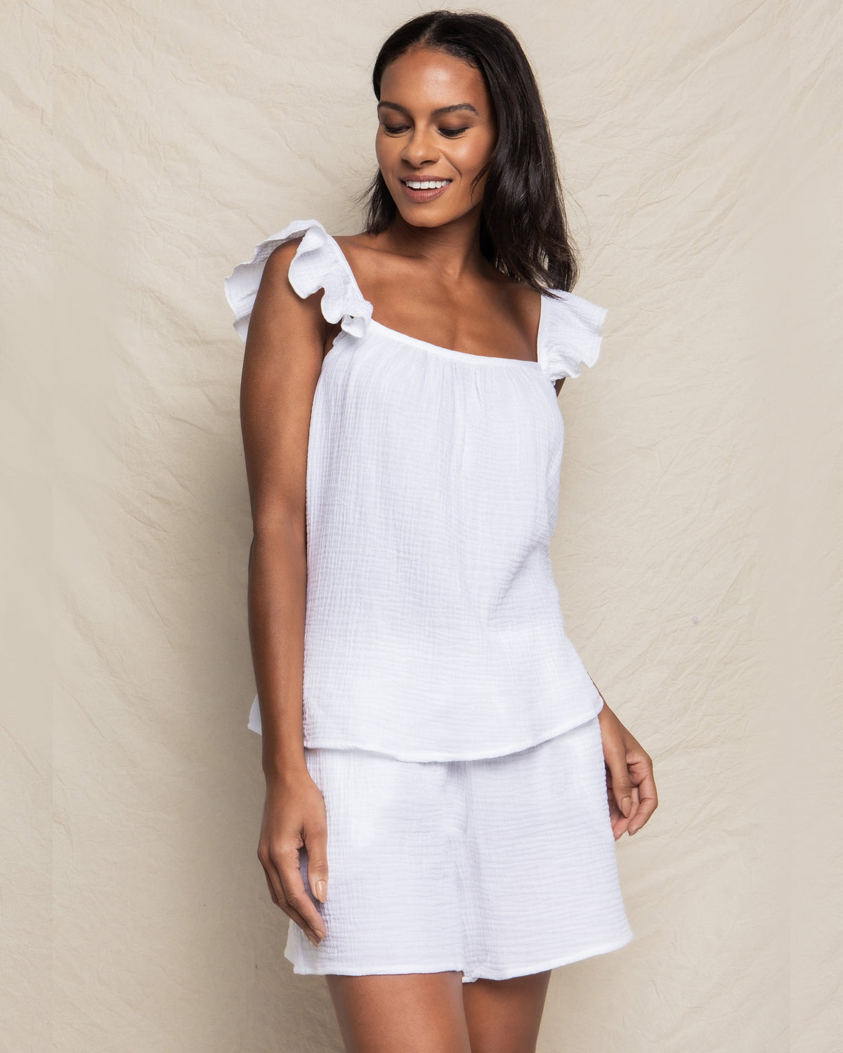 Women’s White Gauze Celeste Top