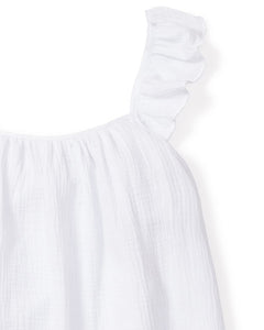 Women’s White Gauze Celeste Sun Dress