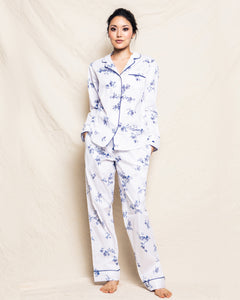 Women’s Indigo Floral Pajama Set