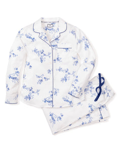 Women’s Indigo Floral Pajama Set