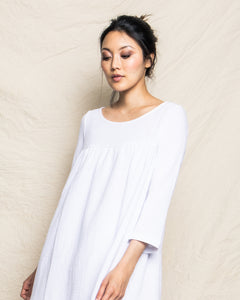 Women’s White Gauze Provence Sun Dress