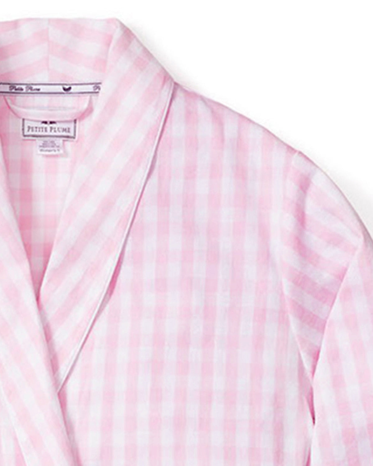 Women’s Pink Gingham Robe