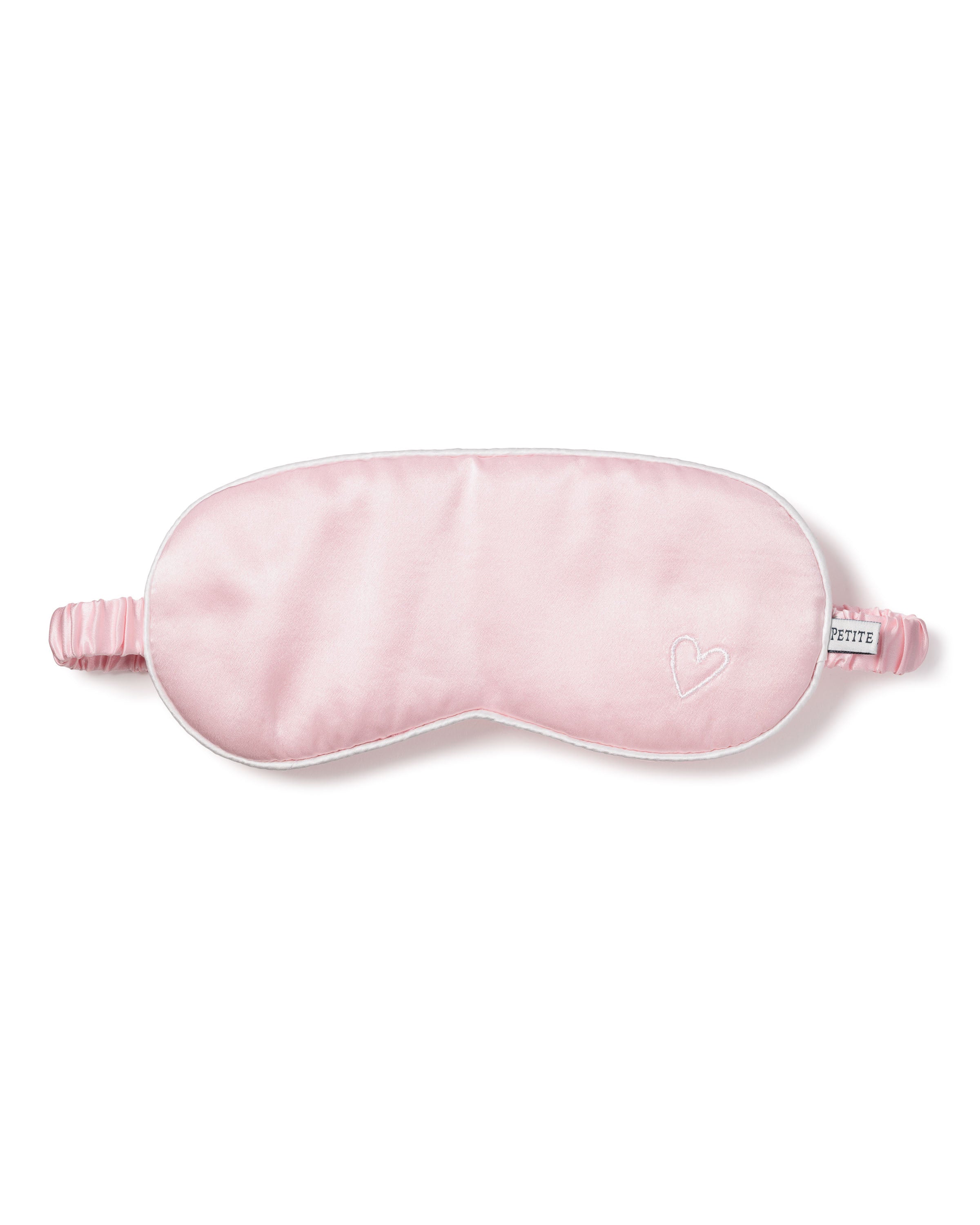 Adult’s Pink Silk Heart Sleep Mask