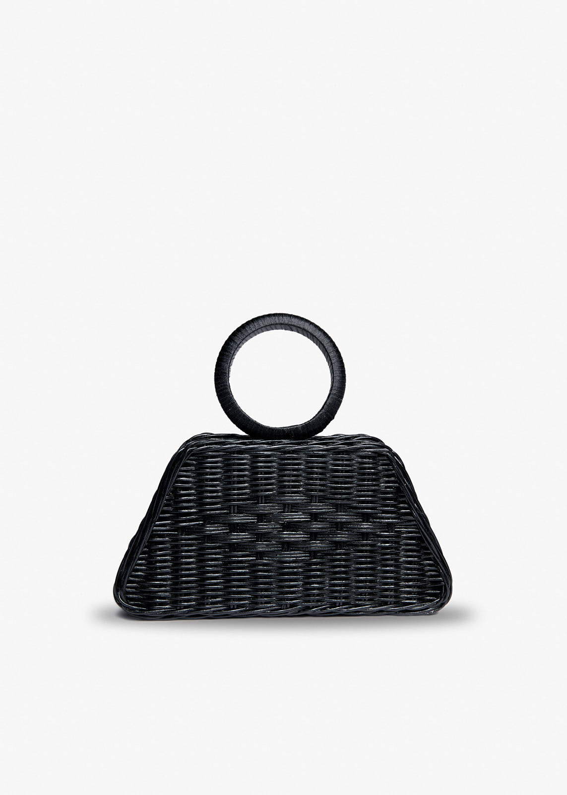 Aiko Wicker Bangle Clutch Bag