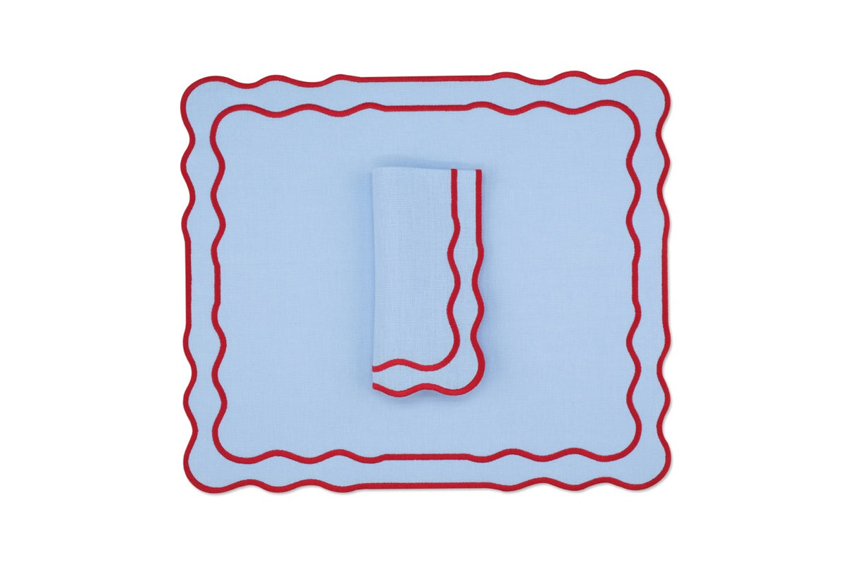 Tableau Linen Napkin and Placemat, Set of 4