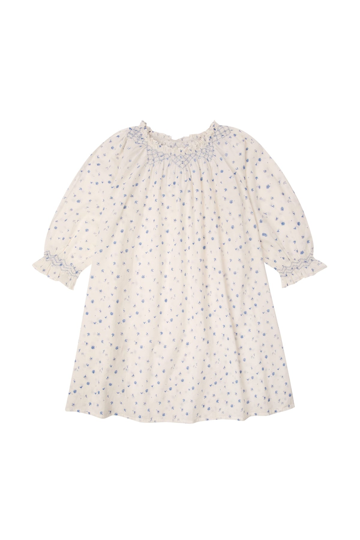 Children's Alexa Cornflower Cotton Nightdress