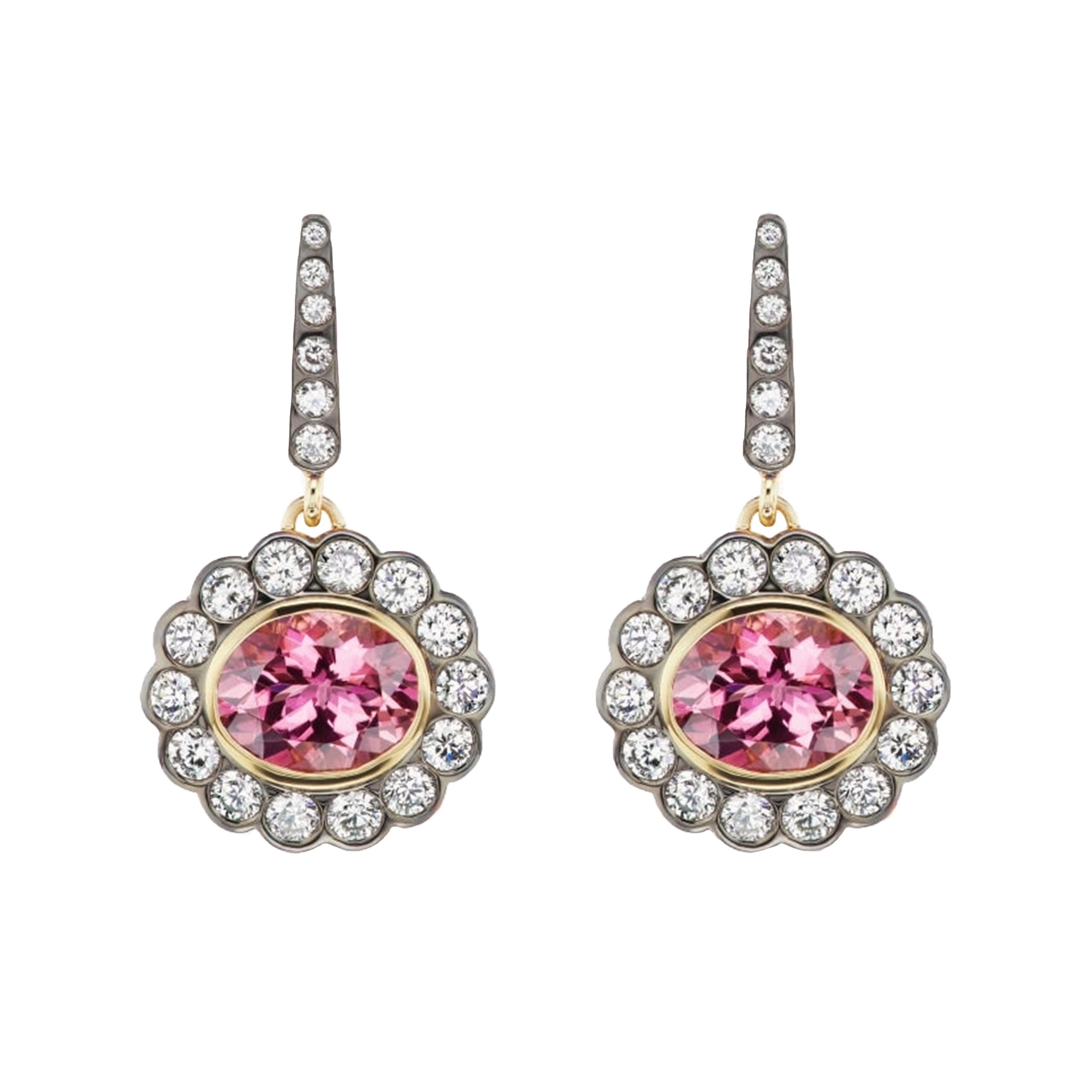 Alexandra Earrings Pink Tourmaline