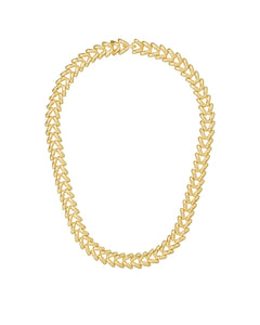 Roxanne Assoulin gold tone link necklace