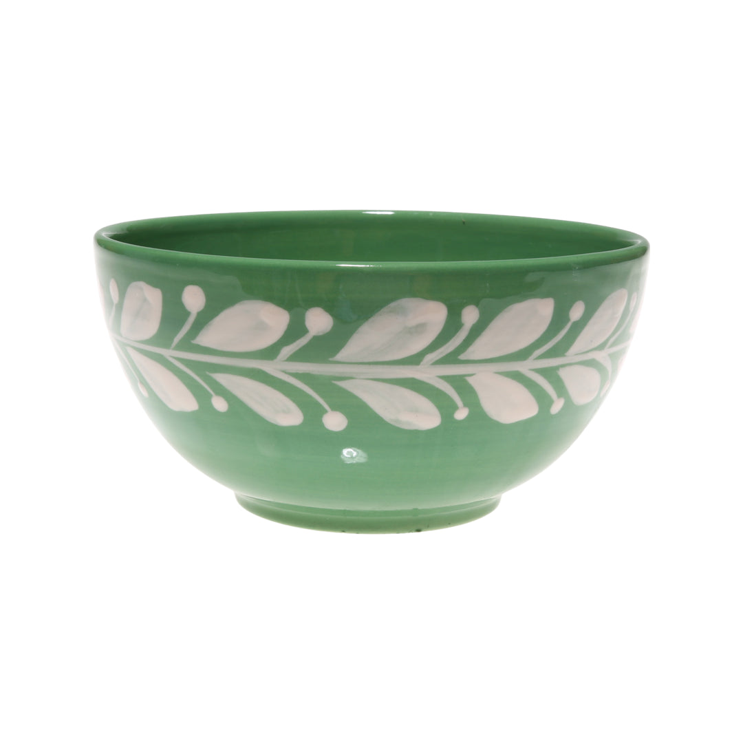 Anna Reverse Green Cereal Bowl