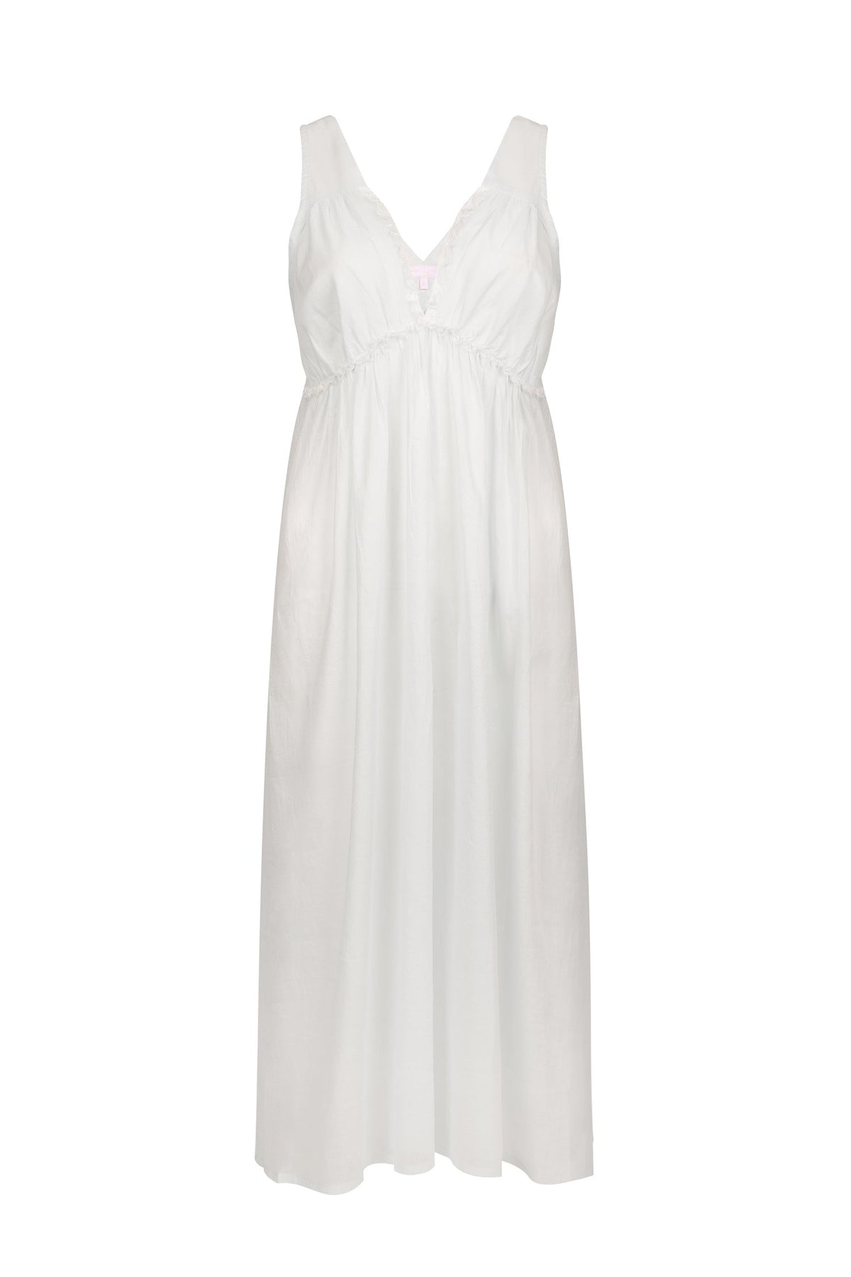 Anna Cotton V-Neck Nightdress