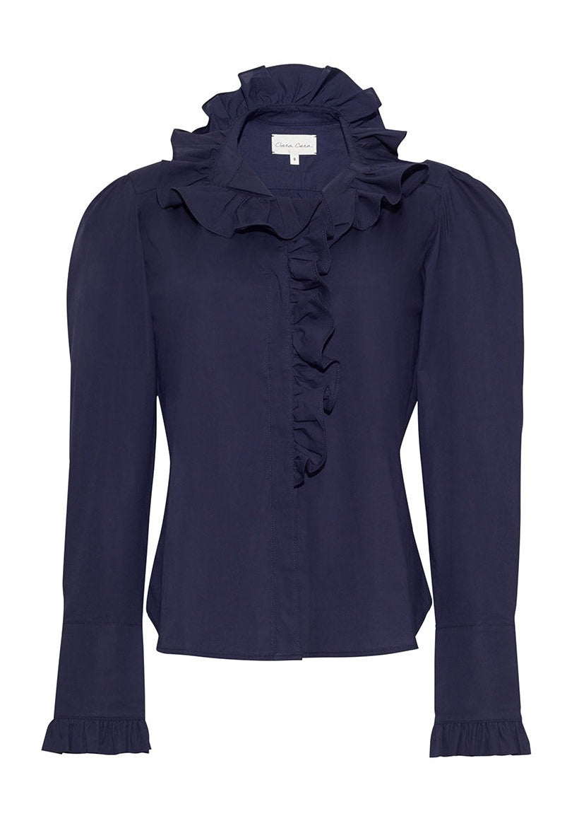 Anne Blouse in Evening Blue