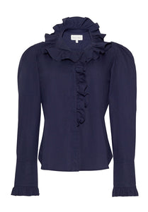 Anne Blouse in Evening Blue