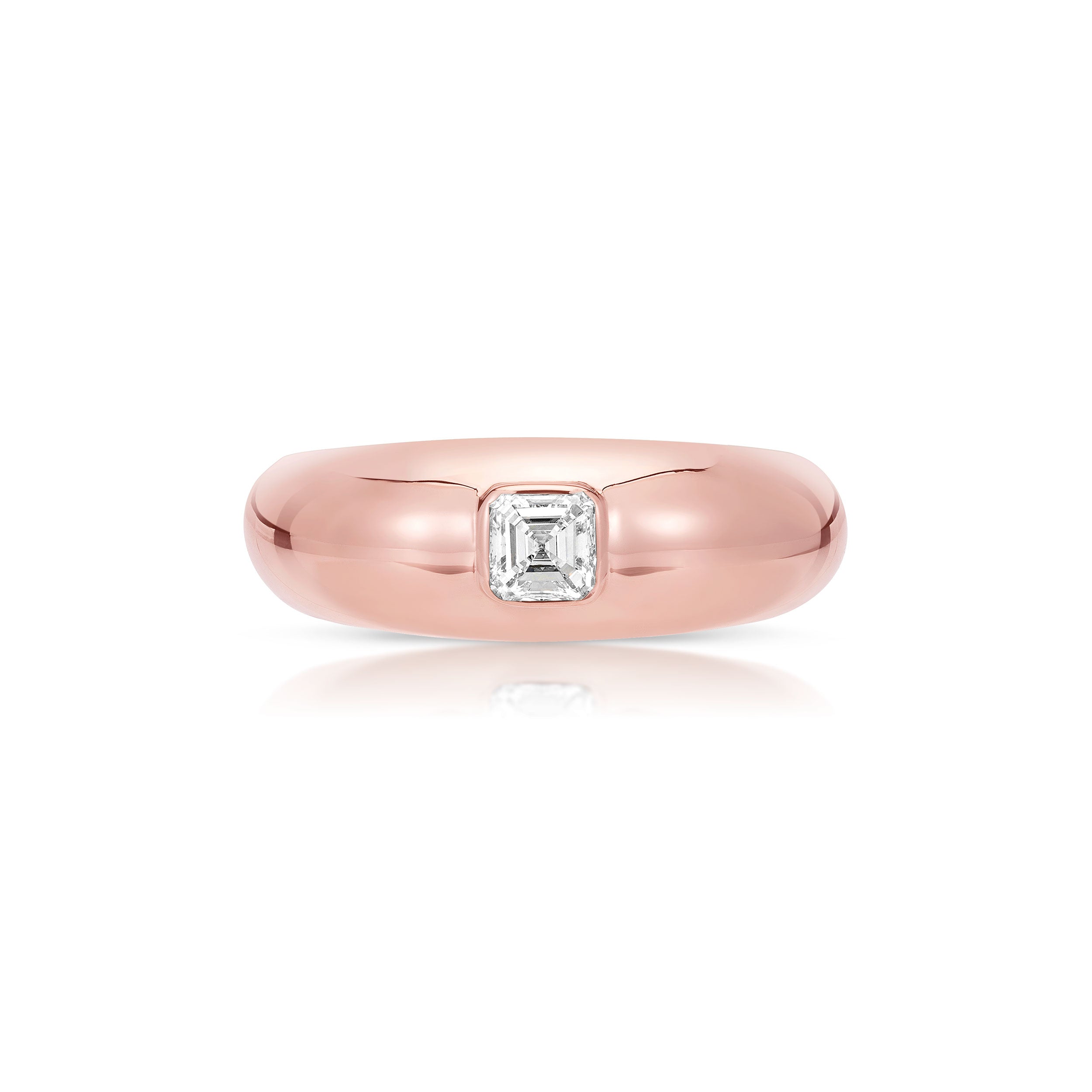 Asscher Dome Ring