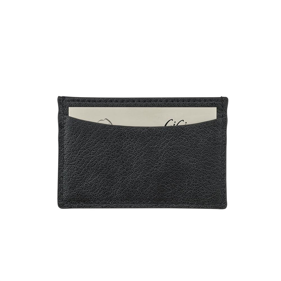 Slim Design Card Case in Goatskin Leather