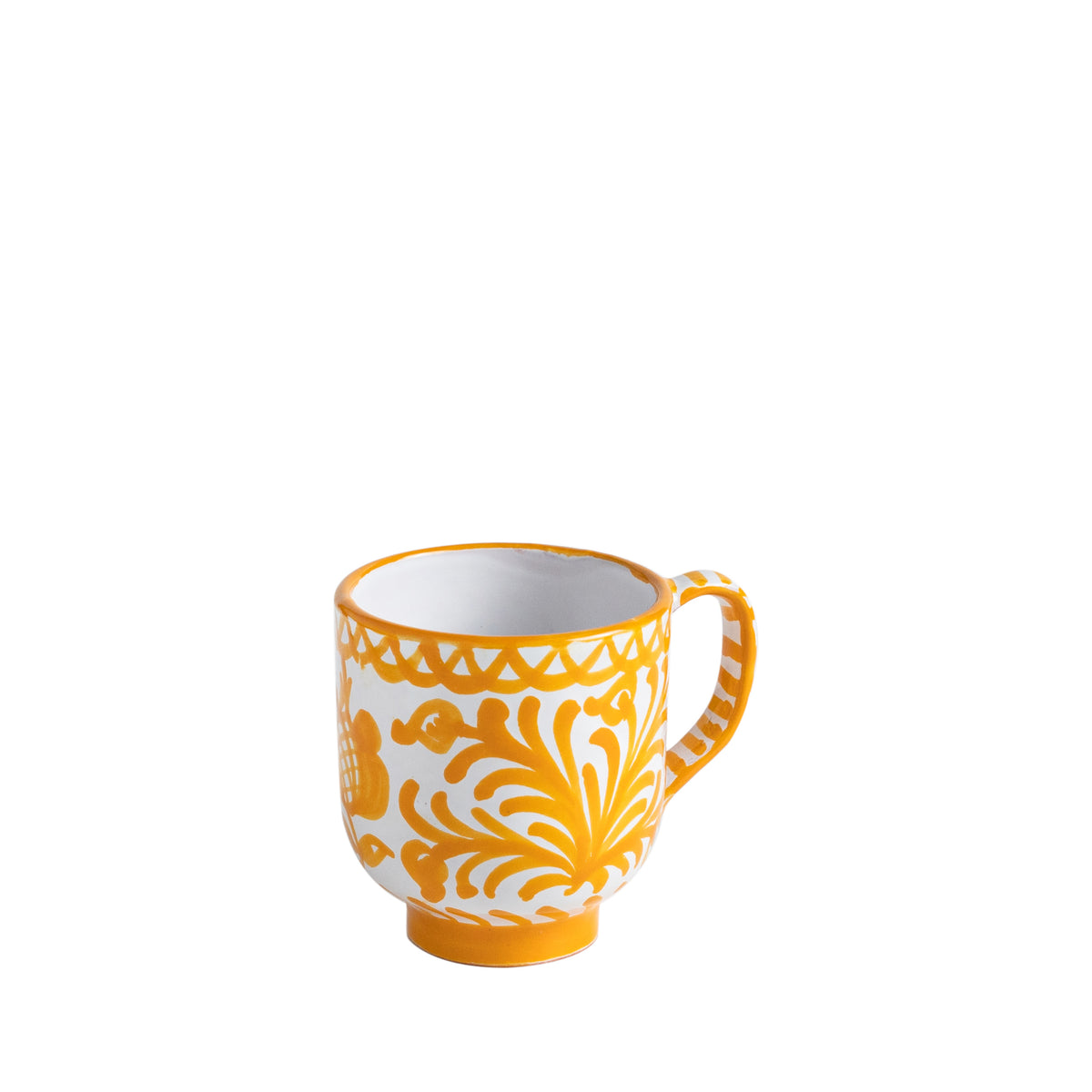 Casa Amarilla Mug with Hand-painted Designs