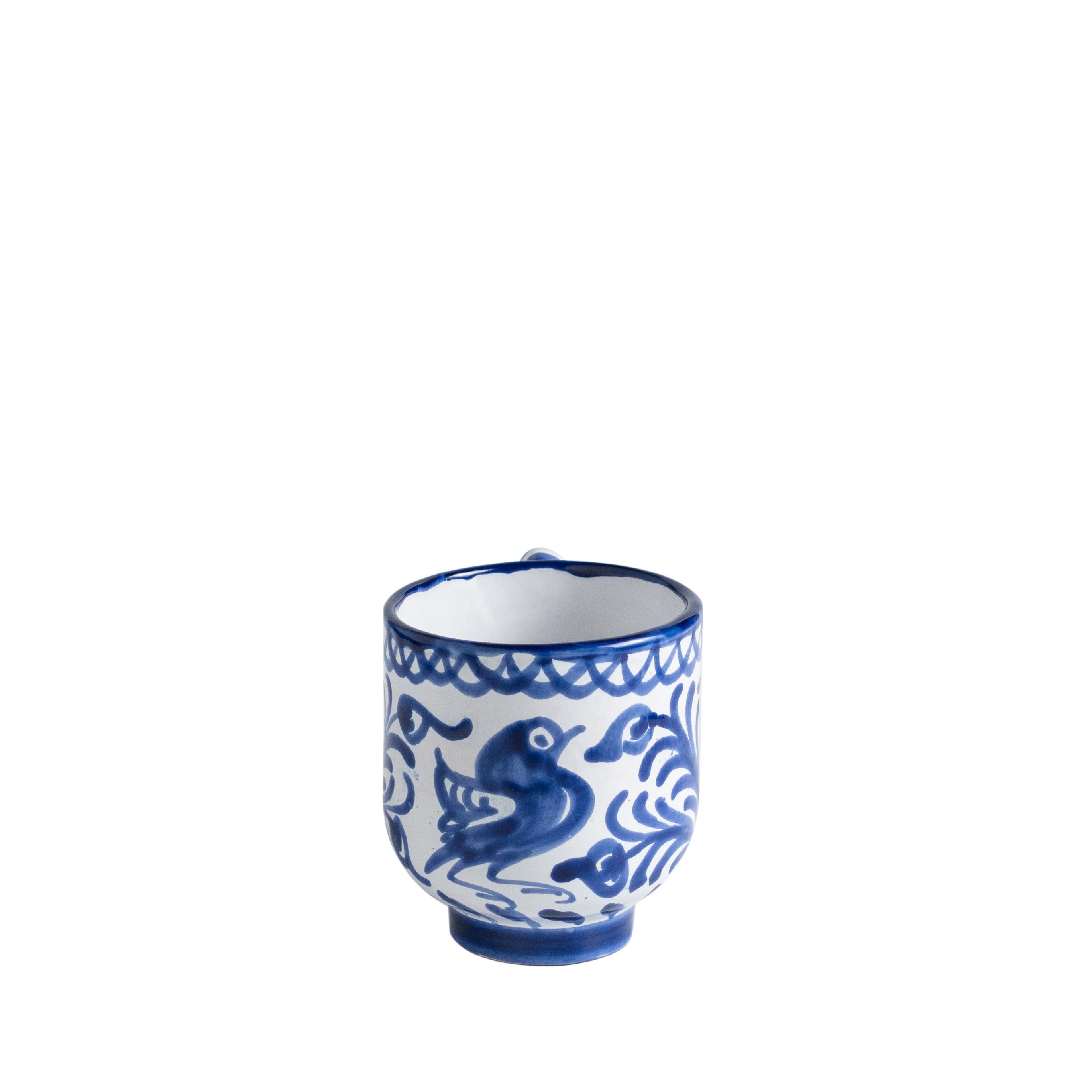 Casa Azul Mug with Hand-painted Designs