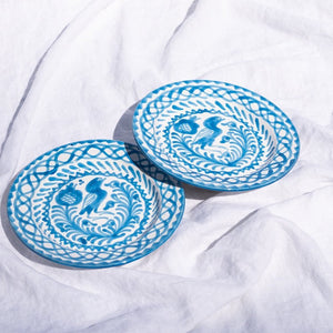 Casa Celeste Salad Plate with Traditional Designs