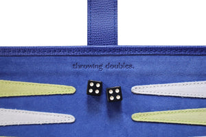 Travel Backgammon Board Blue