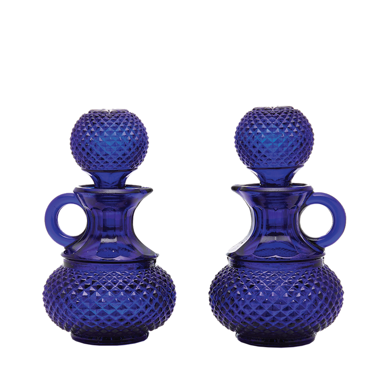 Galeano Oil and Vinegar Set in Blue