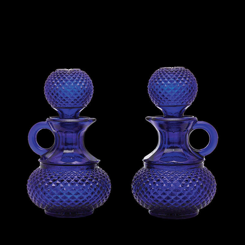 Galeano Oil and Vinegar Set in Blue