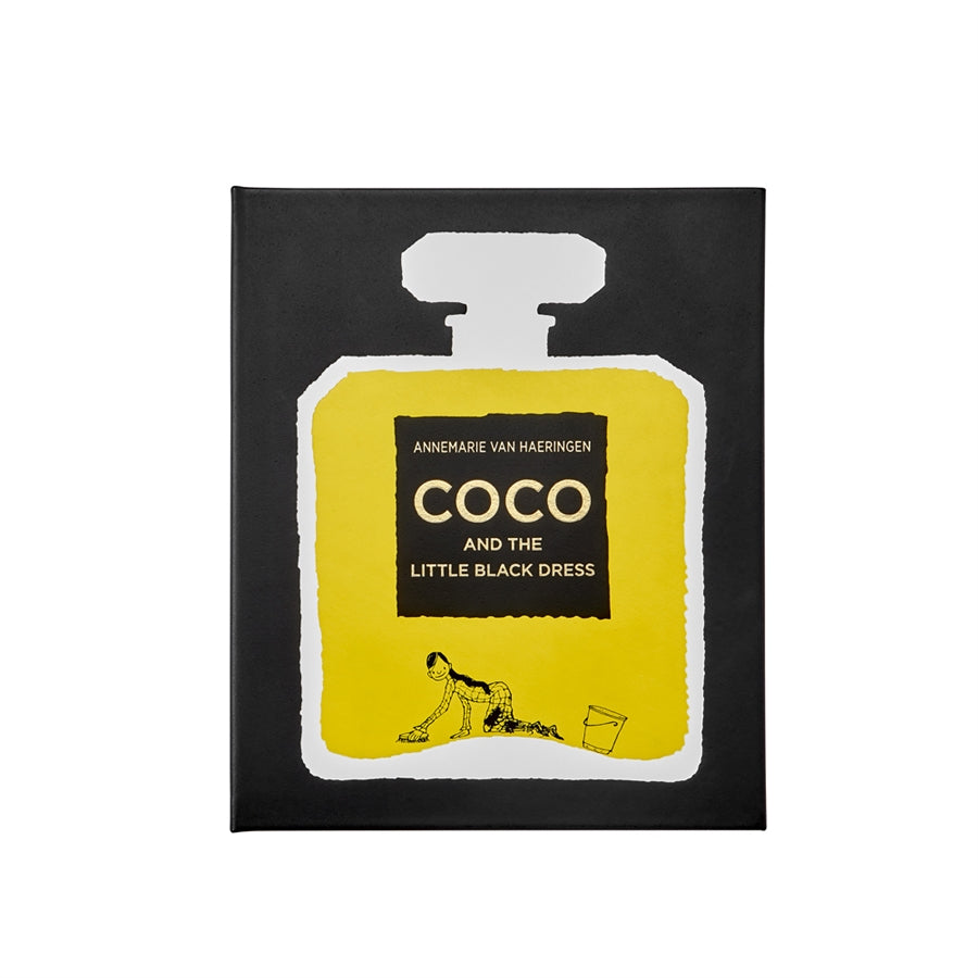 Coco and the Little Black Dress in Bonded Leather