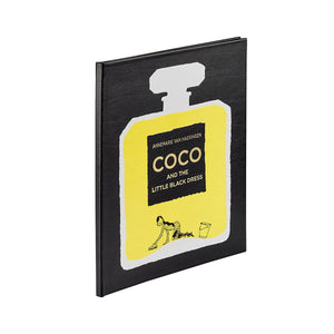 Coco and the Little Black Dress in Bonded Leather