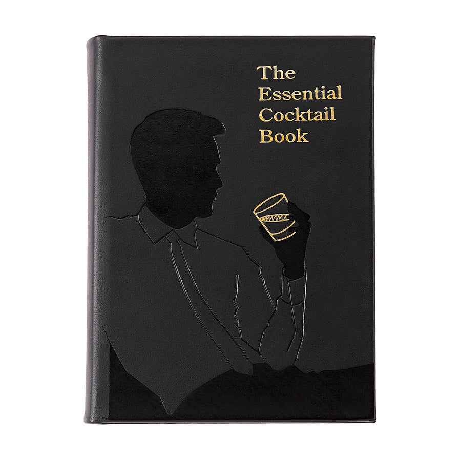 The Essential Cocktail Book in Bonded Leather