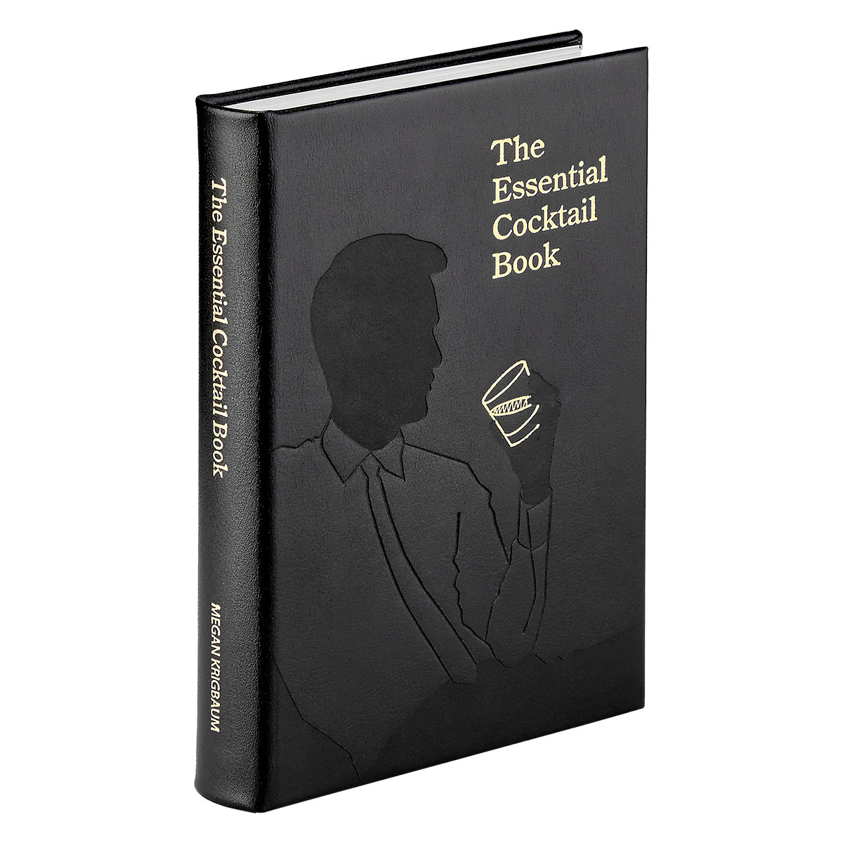 The Essential Cocktail Book in Bonded Leather