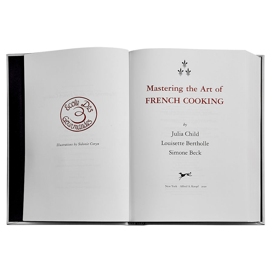 Julia Child; Mastering The Art of French Cooking in Bonded Leather