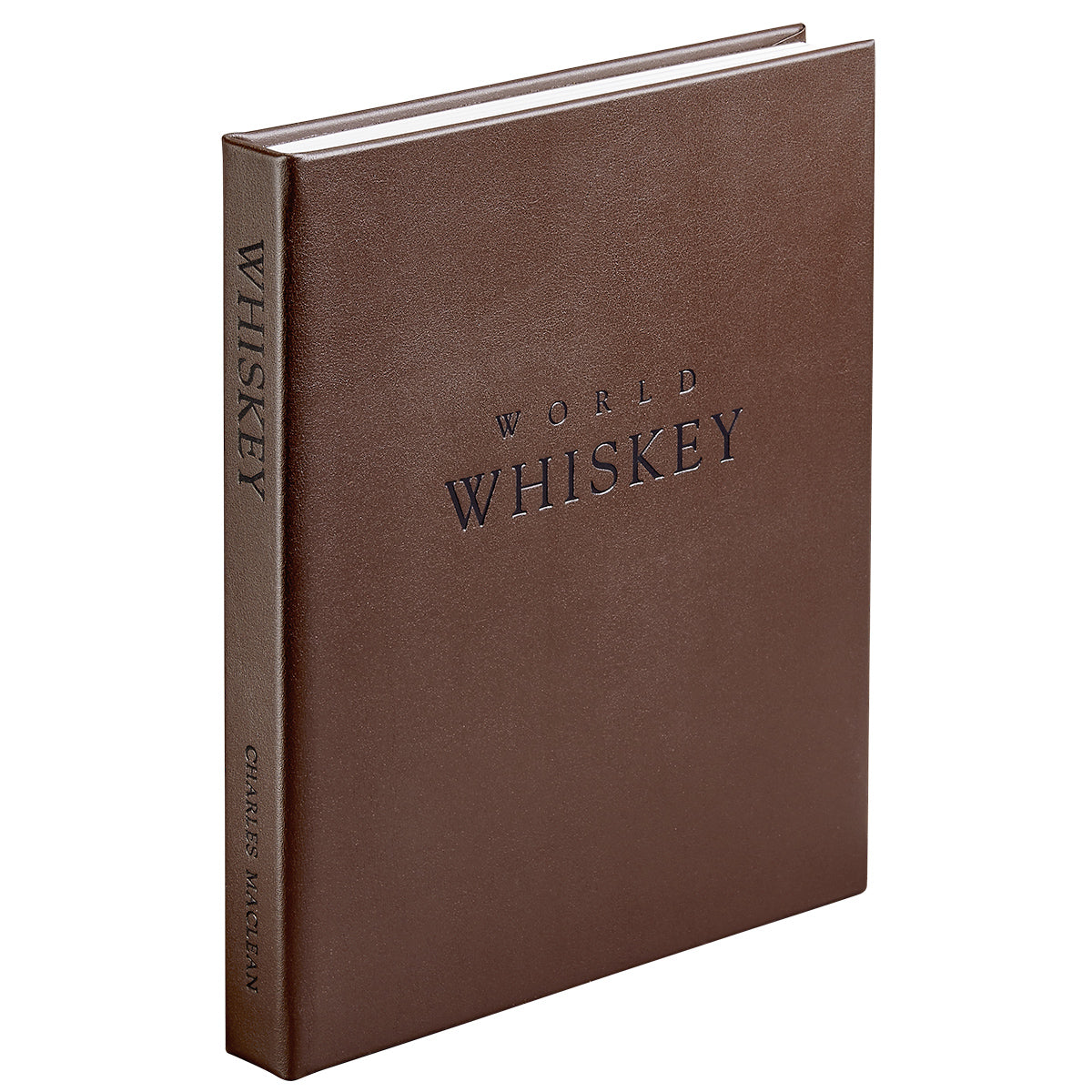 World Whiskey Book in Bonded Leather