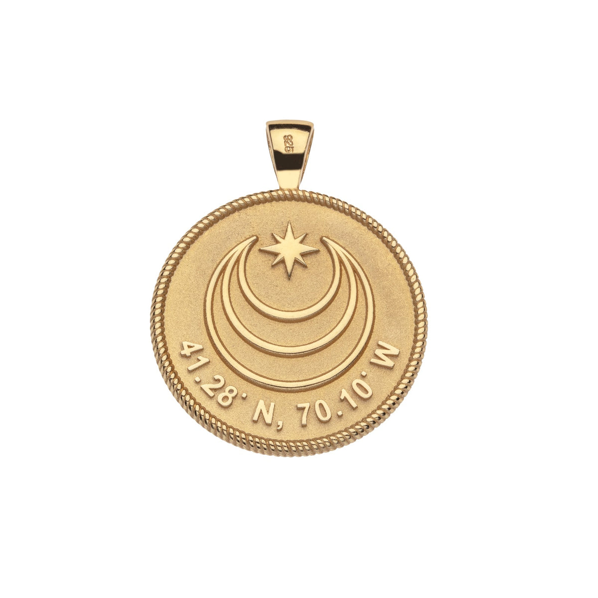 Nantucket JW Original Pendant Coin Necklace