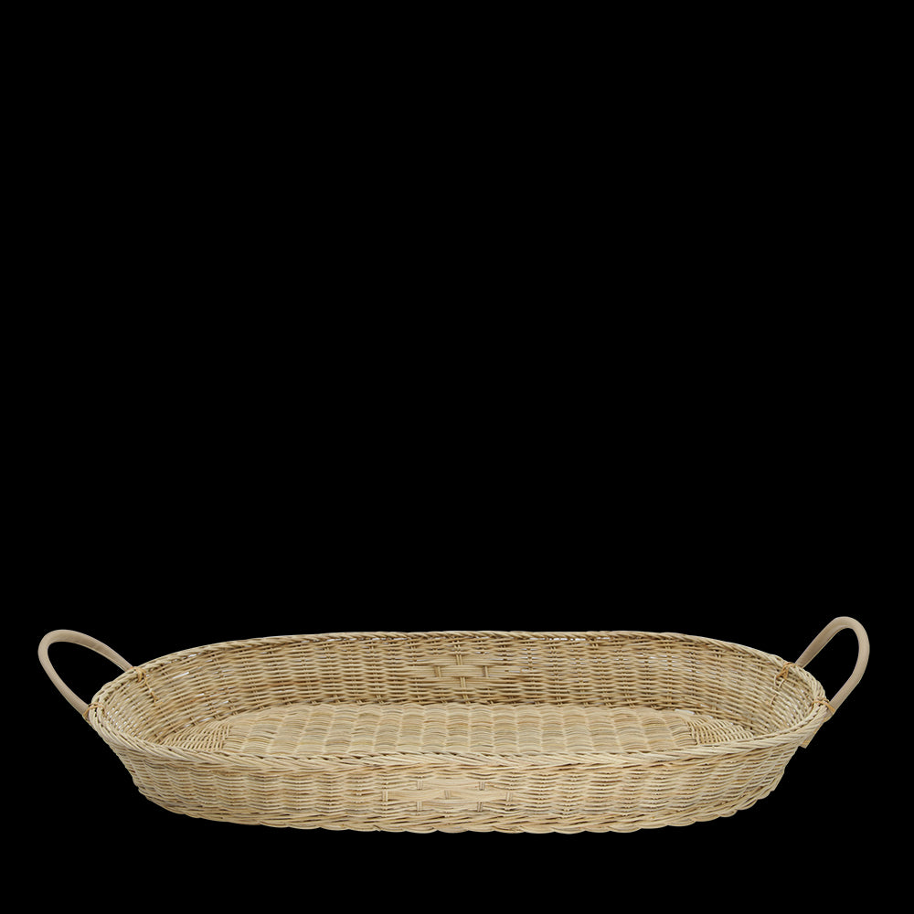 Bayu Rattan Changing Basket