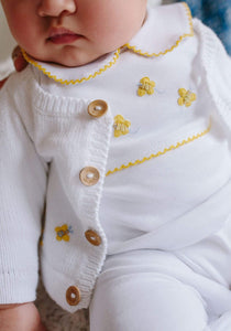 Bee Crochet Playsuit