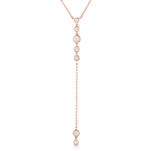 Bezel Starstruck Lariat Necklace