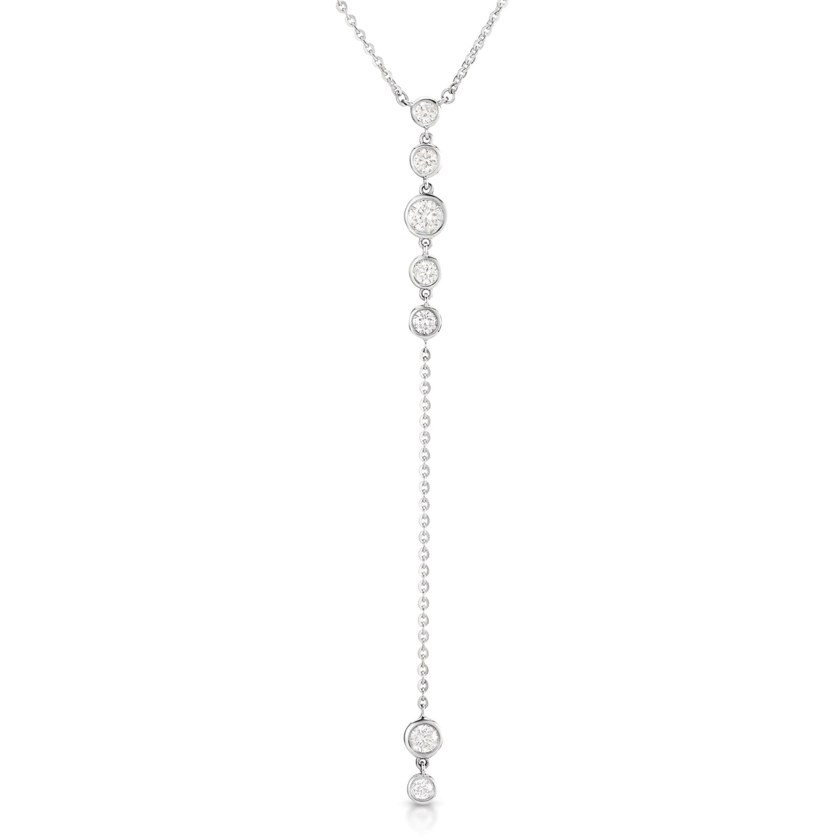 Bezel Starstruck Lariat Necklace