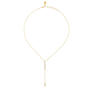 Bezel Starstruck Lariat Necklace