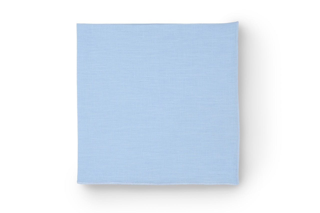 Air Blue Napkin with Blue Small Trim, Set of 4