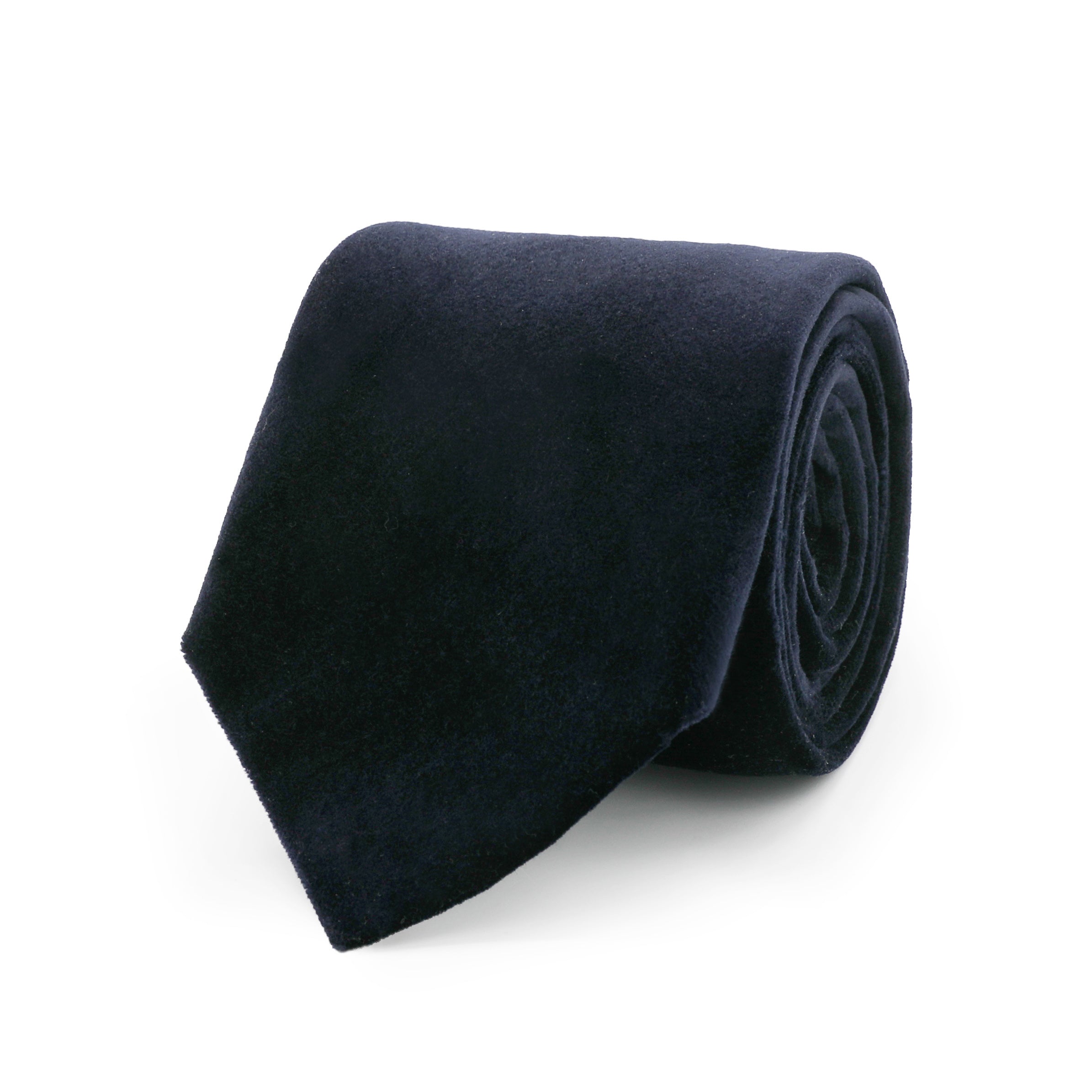 Navy Velvet Tie