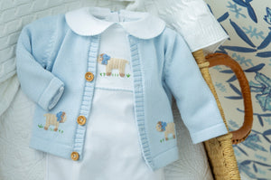 Boy Sheep Crochet Playsuit