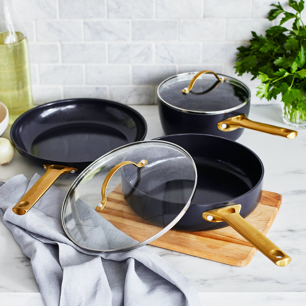 Reserve Collection Cookware 5-Piece Set in Black