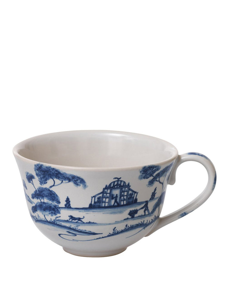 Country Estate Delft Blue Tea/Coffee Cup Garden Follies