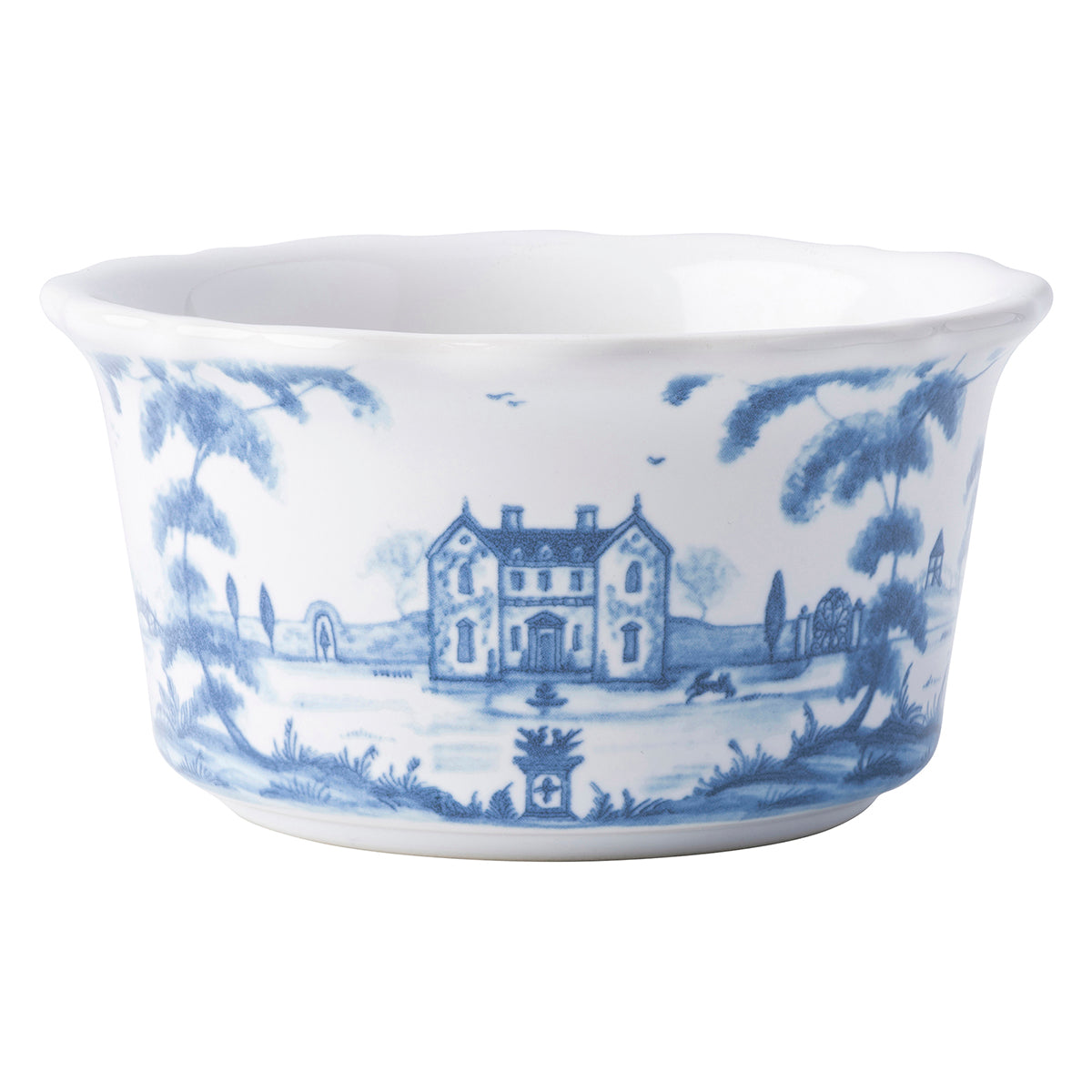 Country Estate Delft Blue Ramekin Tea Party Tent