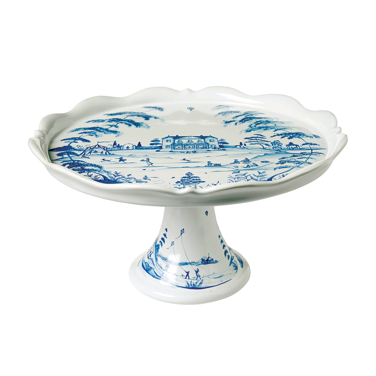 Country Estate Delft Blue Cake Stand Fete