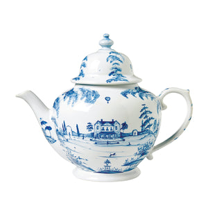 Country Estate Delft Blue Teapot Main House