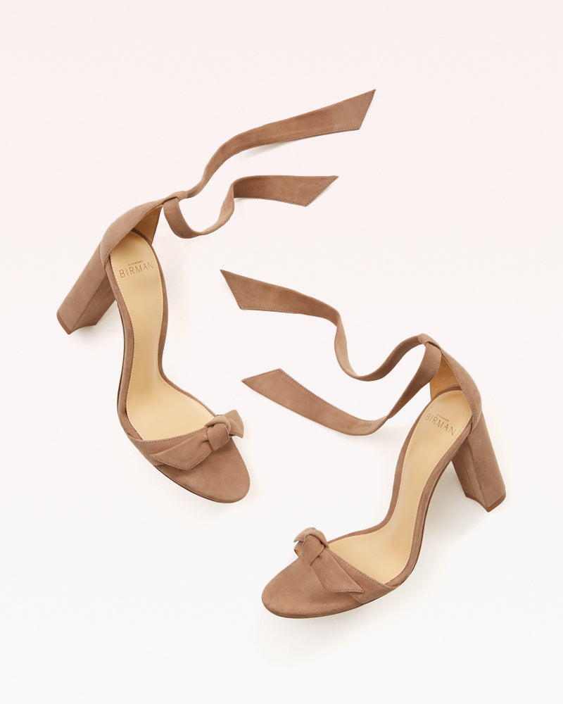 Clarita Block 90 in Suede