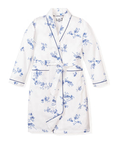 Indigo Floral Robe