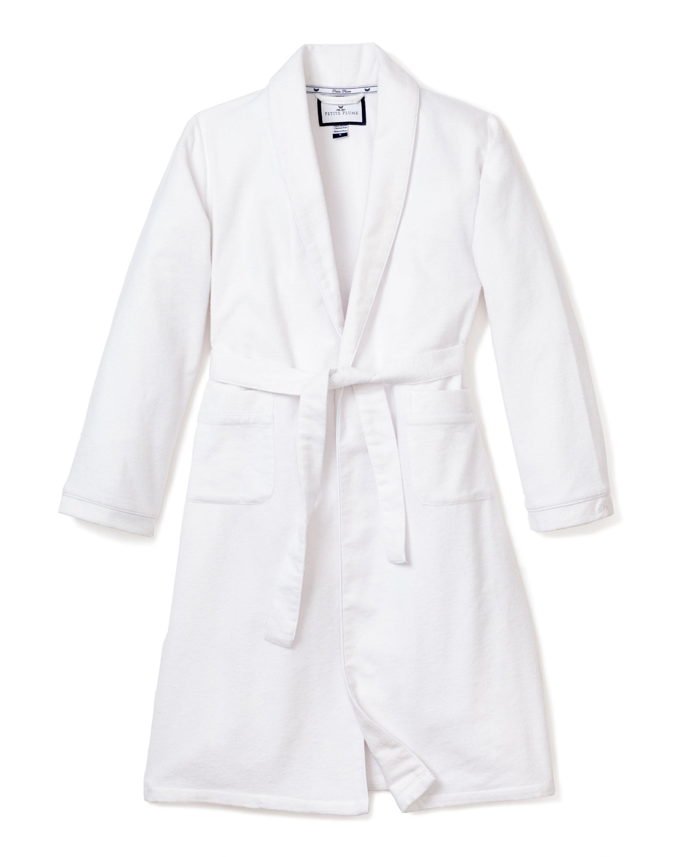 White Flannel Robe